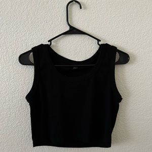 Black tank top